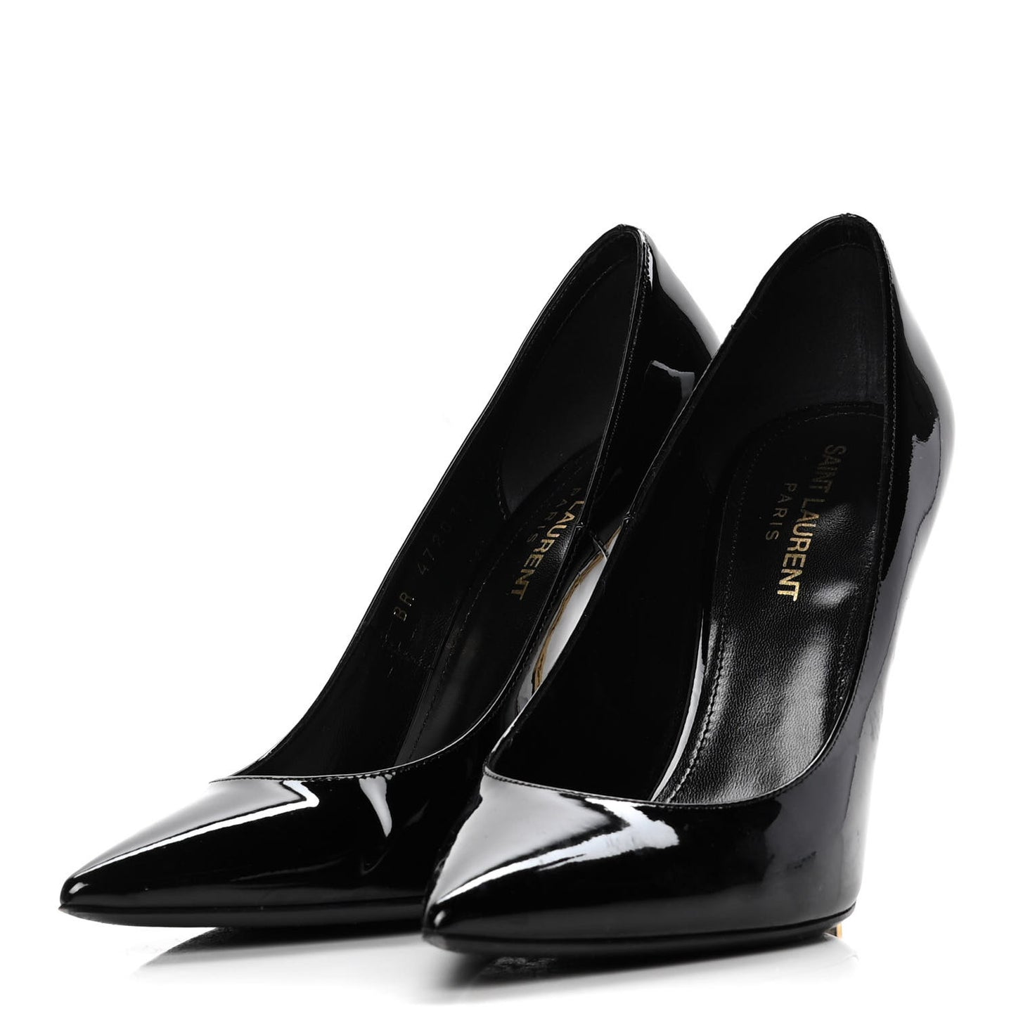 Patent Opyum 110 Pumps 37.5 Black Gold