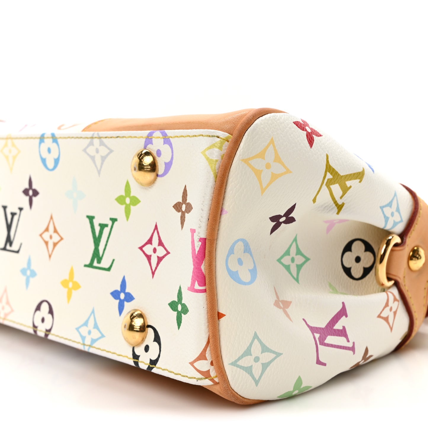 Monogram Multicolor Beverly MM White