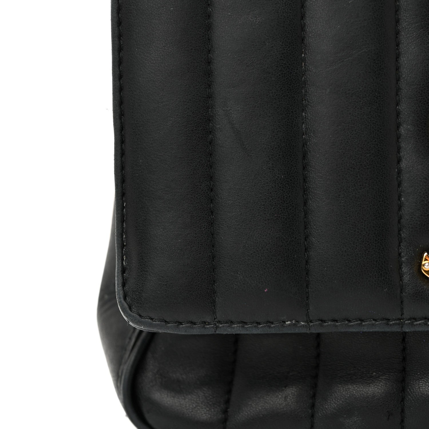 Saint Laurent Lambskin Matelasse Monogram Medium Vicky Chain Bag Black 15 of 17