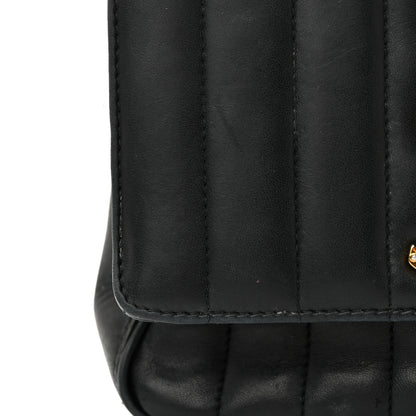 Saint Laurent Lambskin Matelasse Monogram Medium Vicky Chain Bag Black 15 of 17