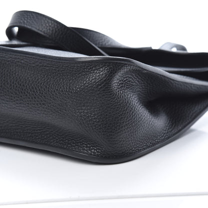 Hermes Taurillon Clemence Halzan 31 GM Black 12 of 13