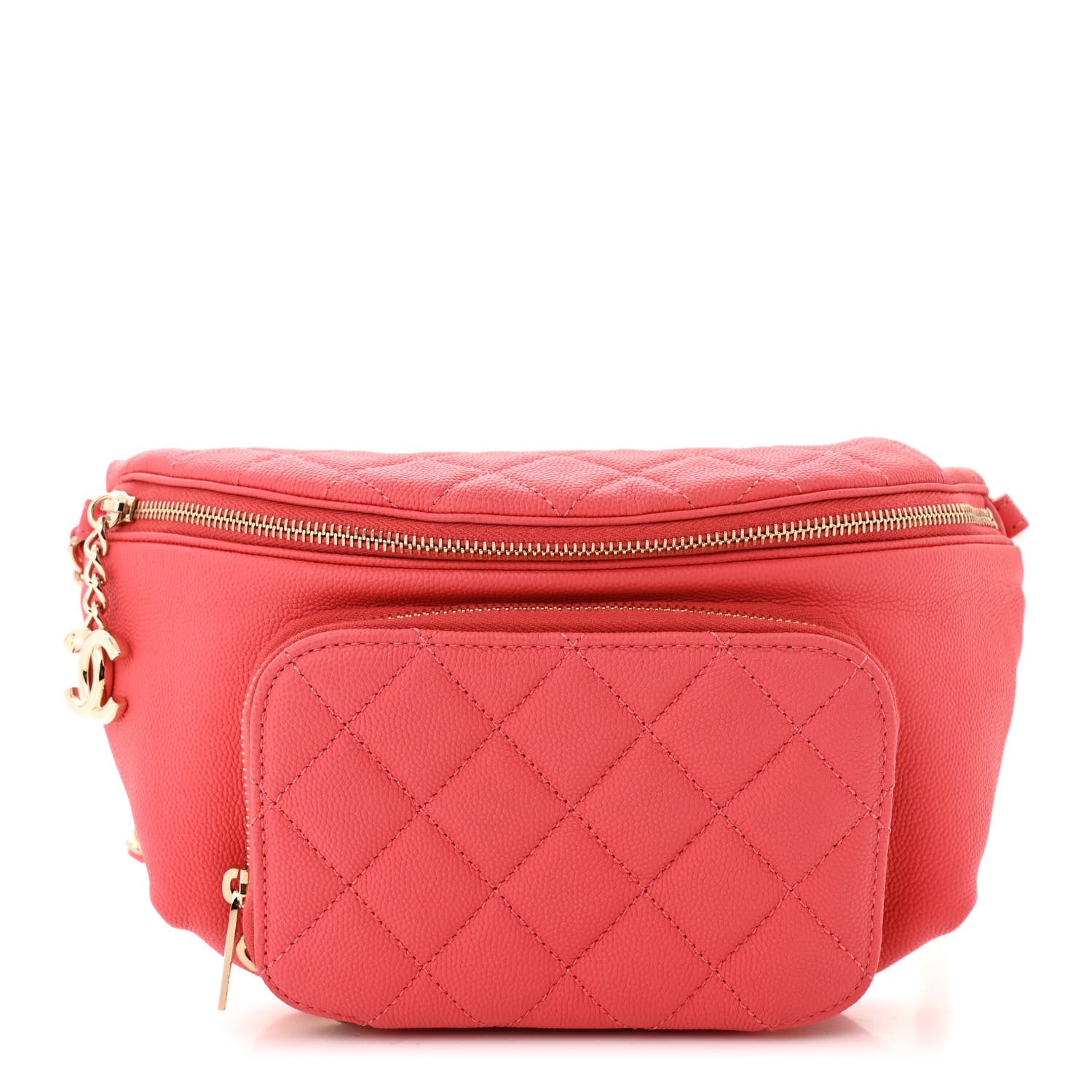 Chanel Caviar Quilted Business Affinity Waist Belt Bag Pink 1 of 10