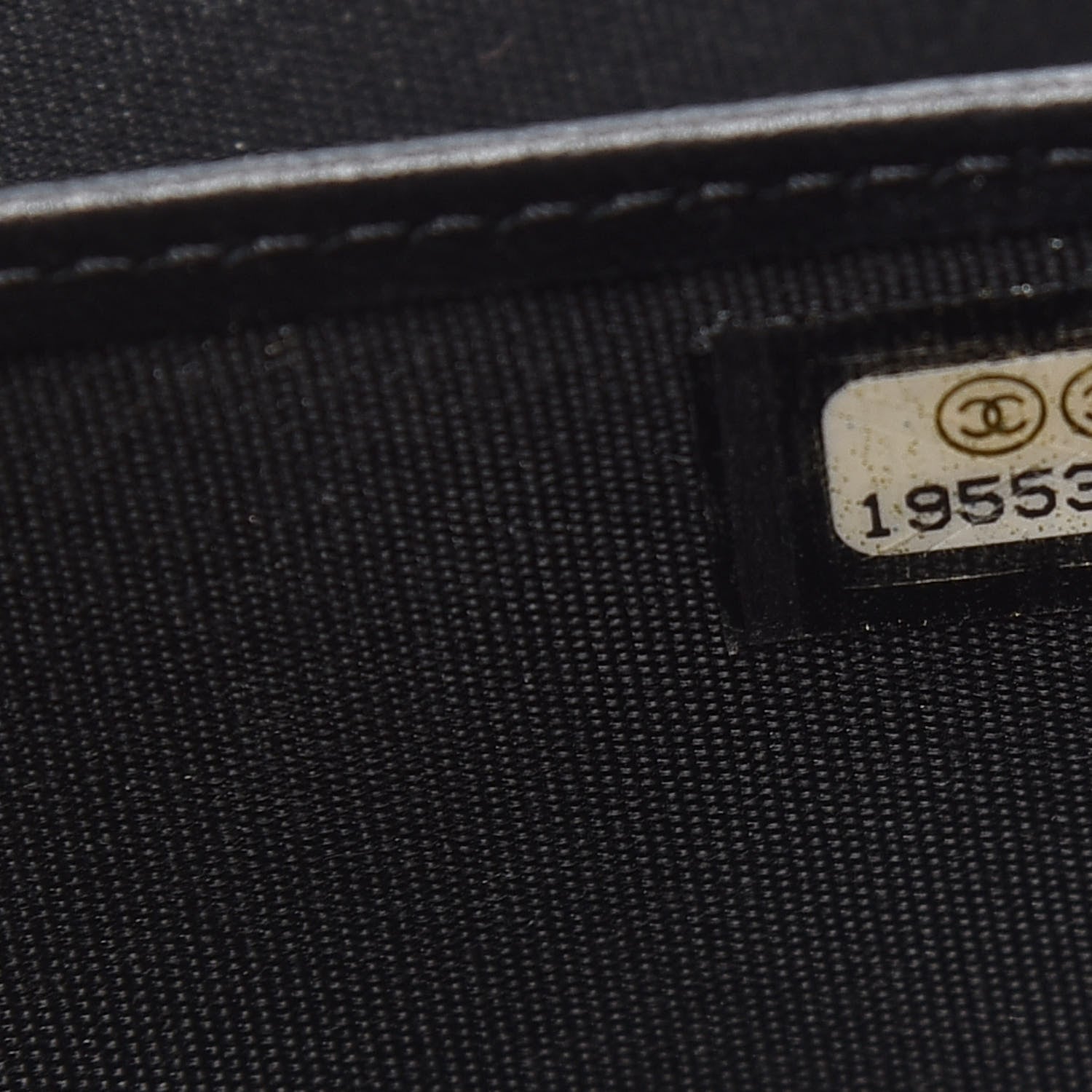 Chanel Lambskin Quilted Boy Zip Around Wallet Black 8 of 8