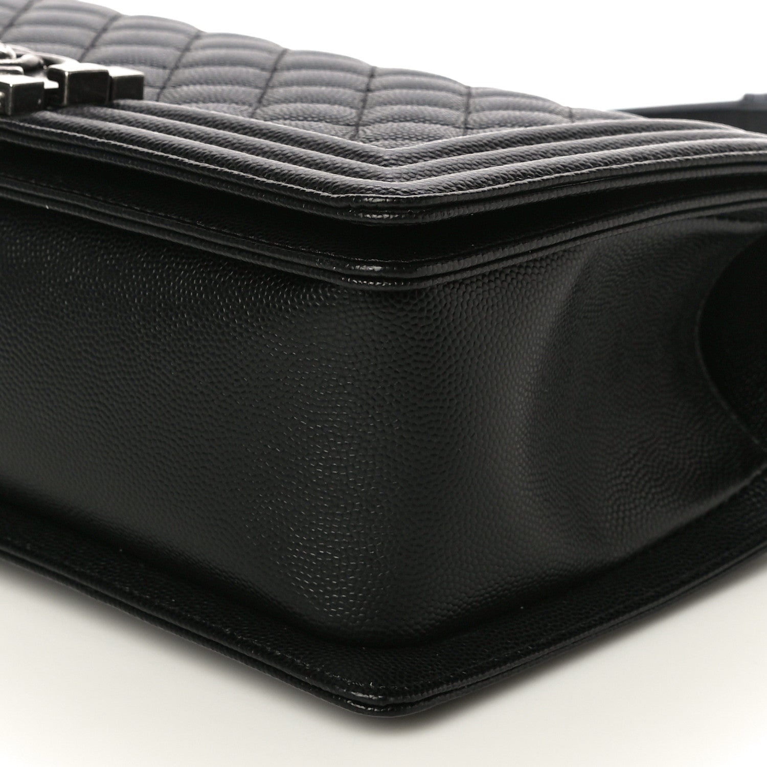 Chanel Caviar Quilted Medium Boy Flap Black 11 of 12