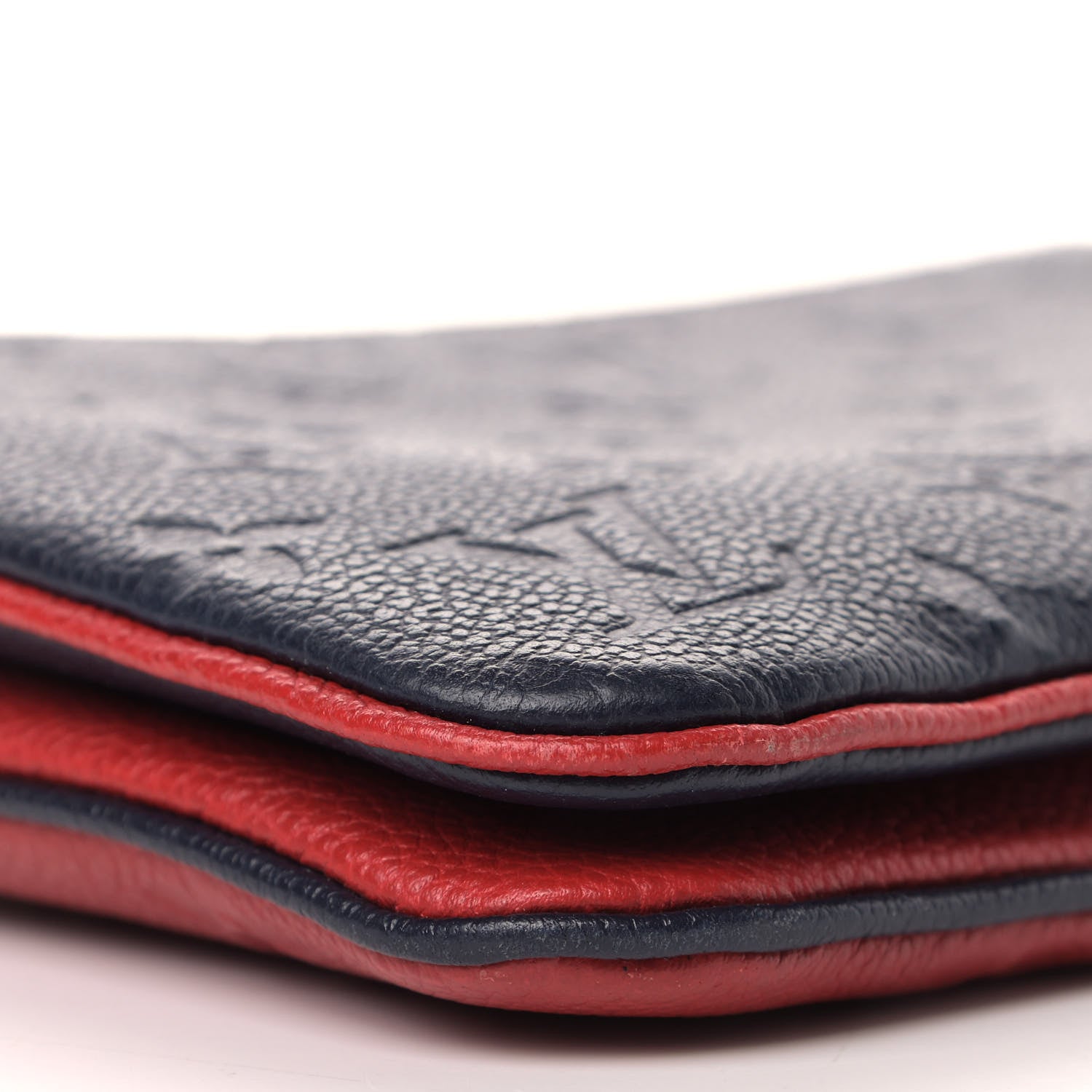Louis Vuitton Empreinte Double Zip Pochette Marine Rouge 9 of 11