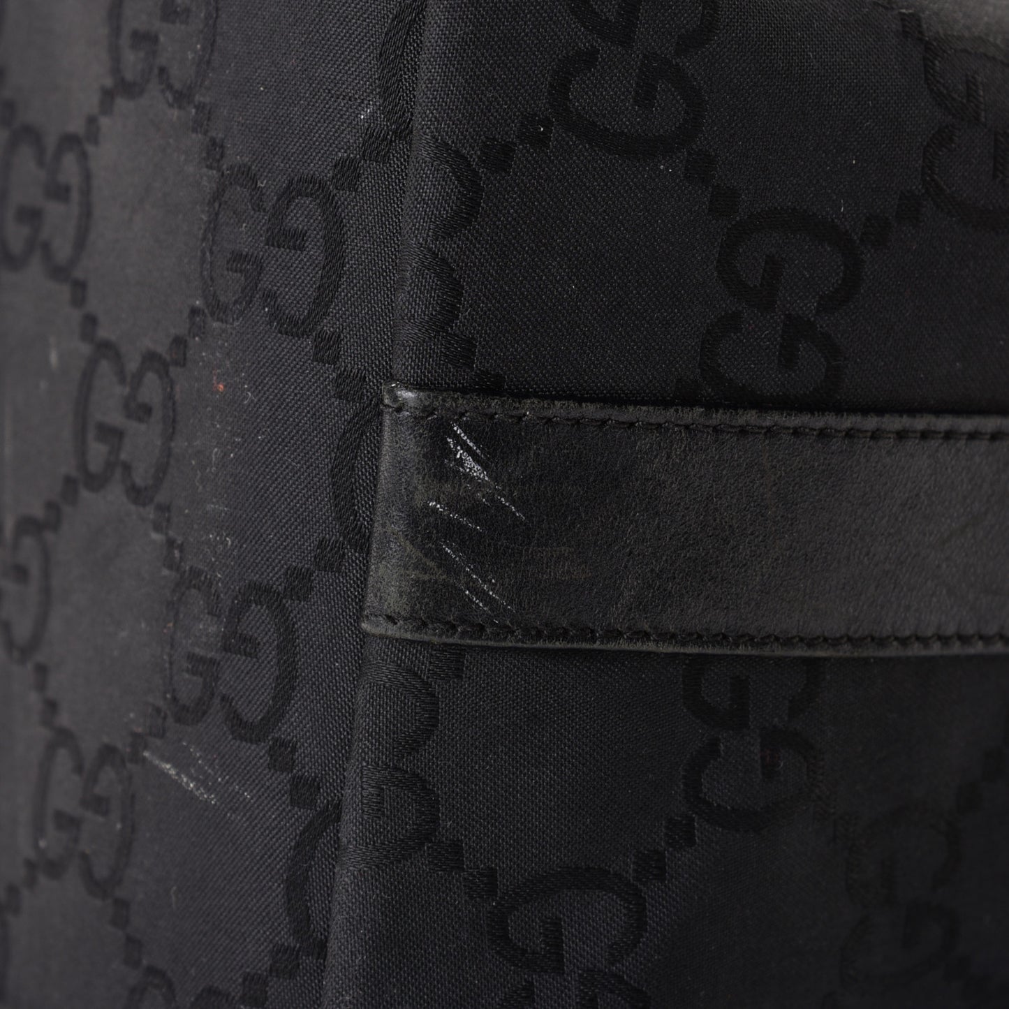 Nylon Monogram Hobo Black
