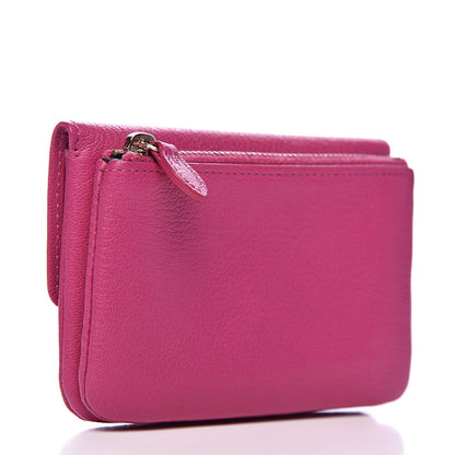 Mulberry Goatskin Bow Coin Purse Pink 3 of 7