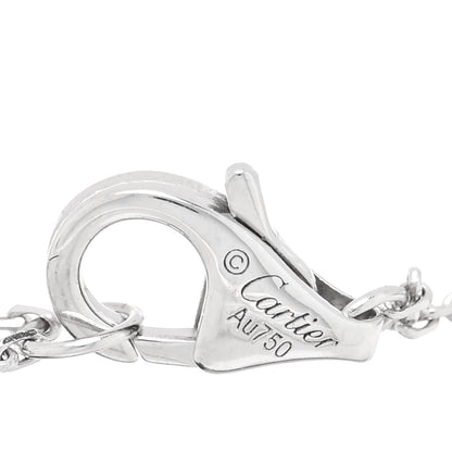 Cartier 18K White Gold Diamond XS Amulette de Cartier Bracelet 3 of 4
