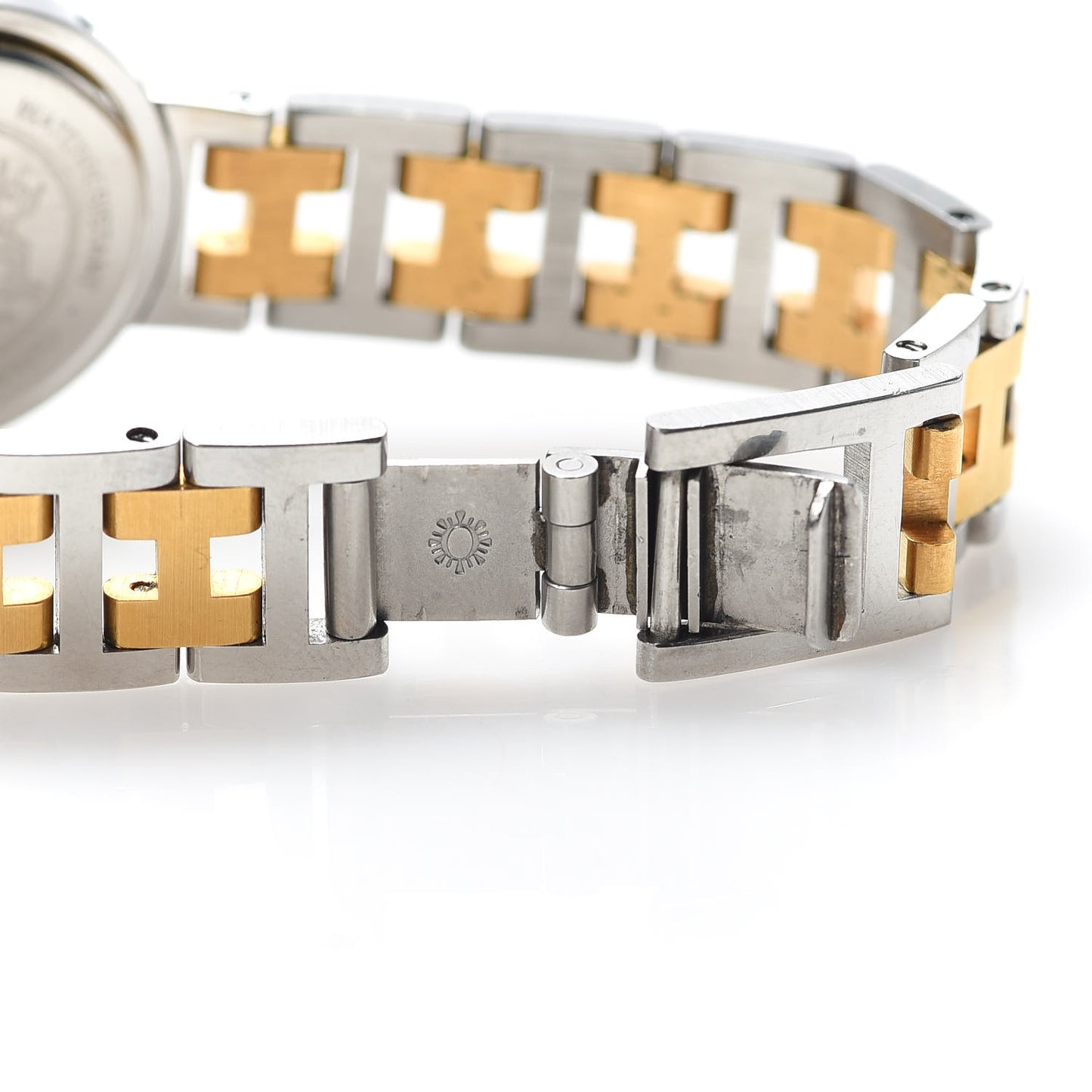 Stainless Steel 24mm Clipper Quartz Watch Gold