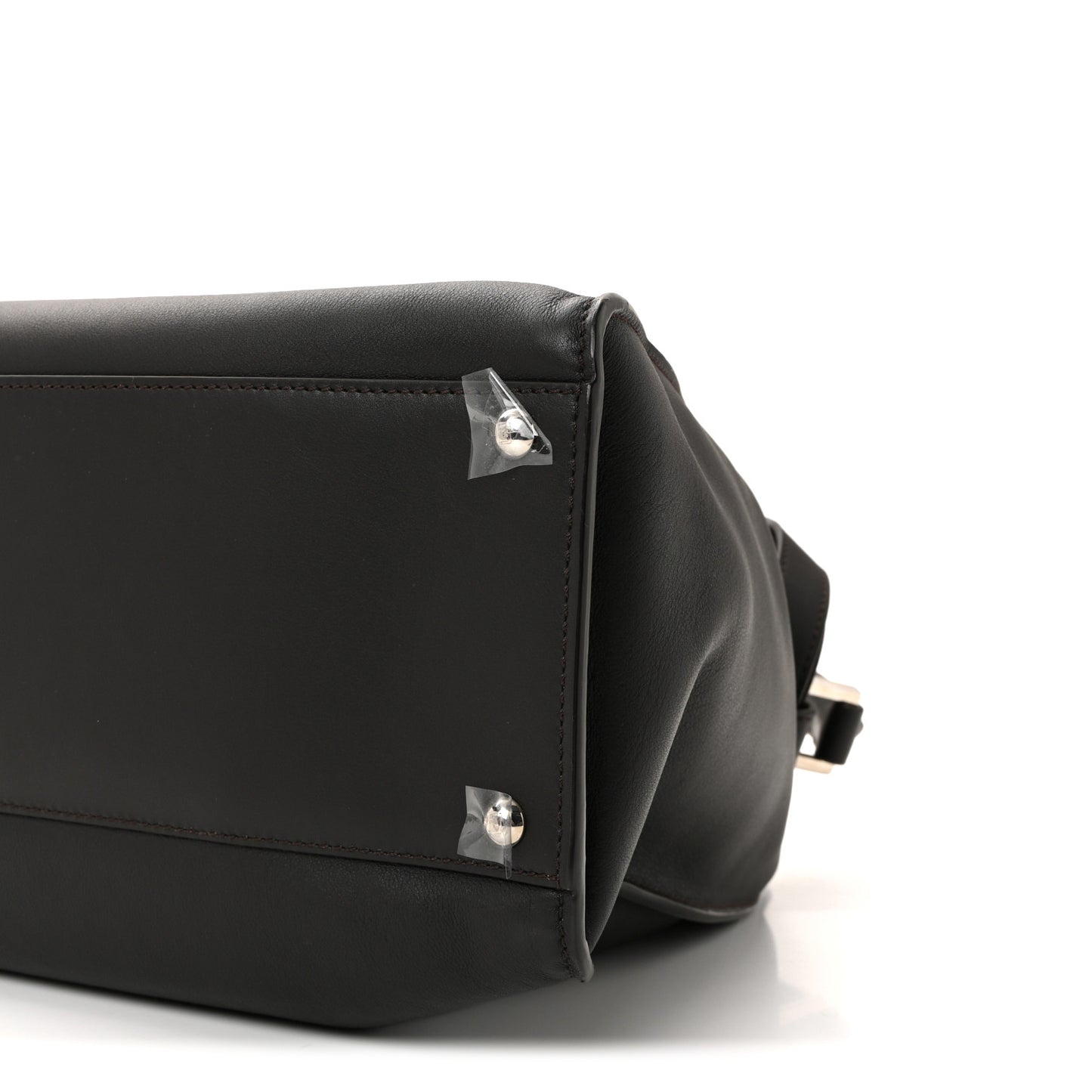 Vitello Seta Shearling FF 1974 Large Peekaboo X-Lite Brown