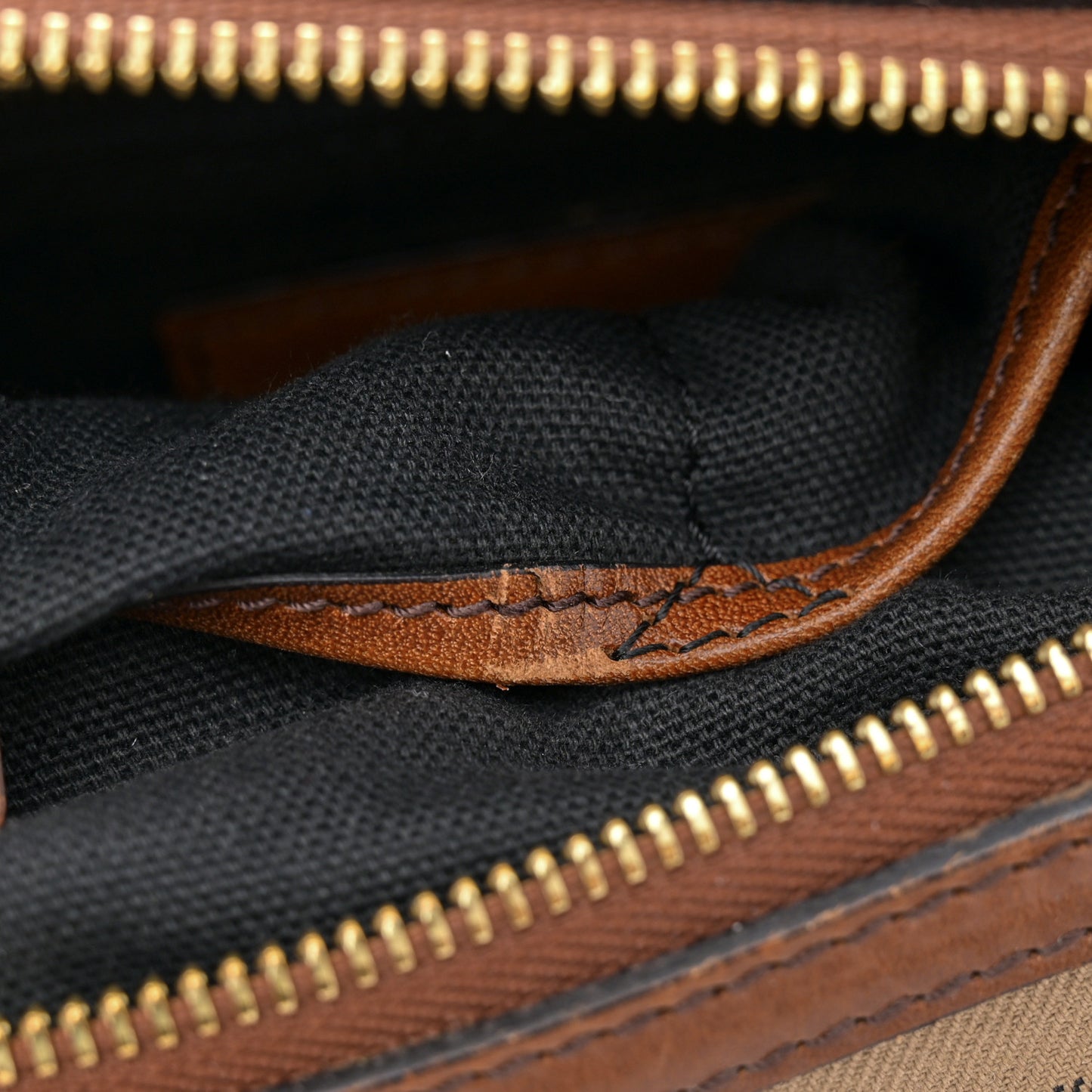 House Check Bridle Calfskin Medium Alchester Bowling Bag Dark Tan