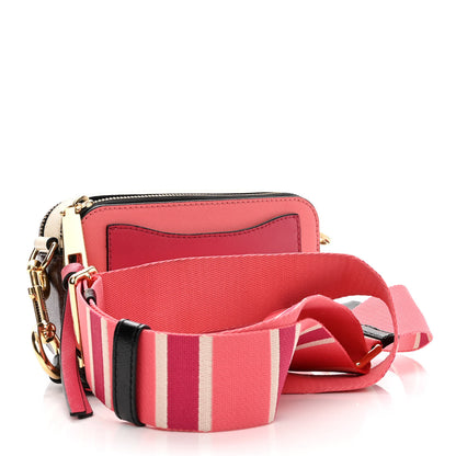 Marc Jacobs Saffiano Small Snapshot Camera Bag Coral Multi 3 of 11