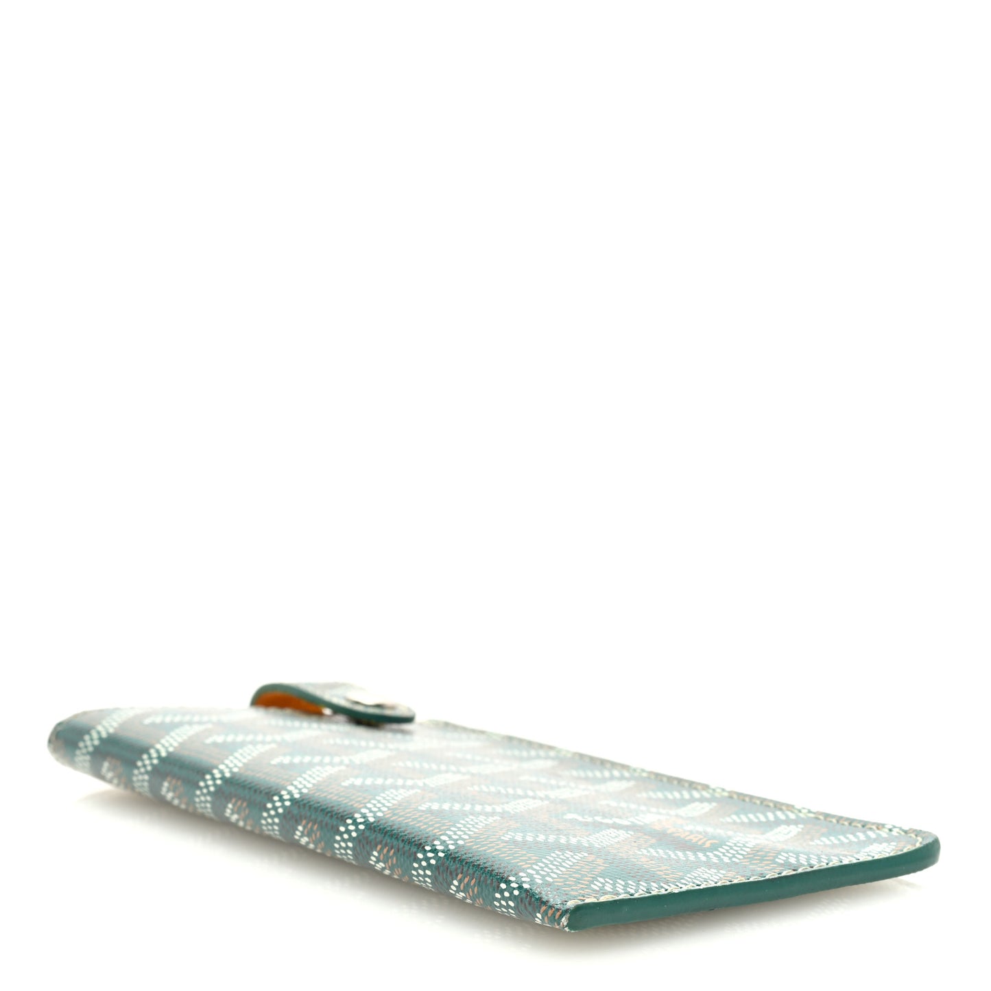 Goyardine Montmartre Glasses Case Green
