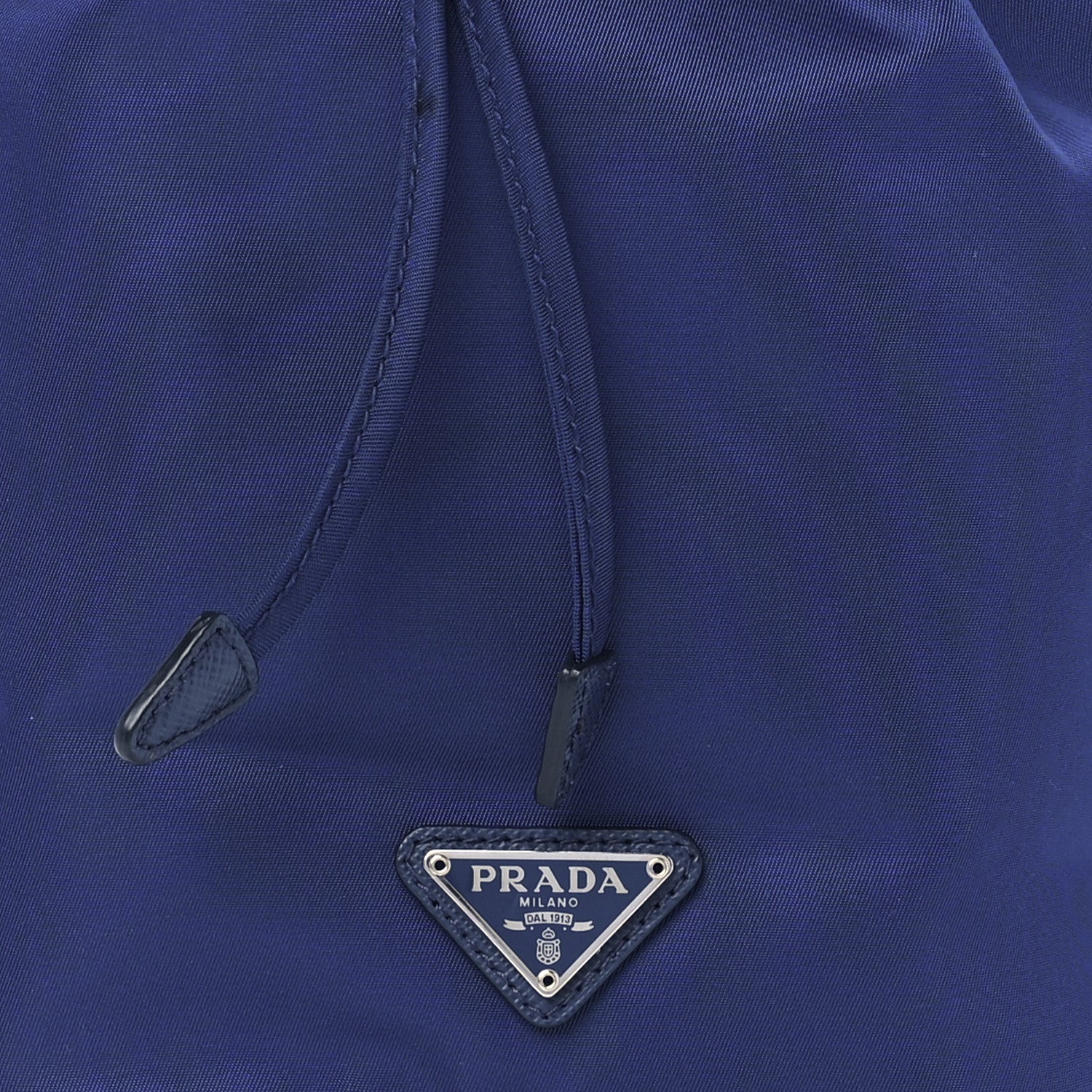 Prada Tessuto Nylon Vela Drawstring Pouch Bluette 7 of 10