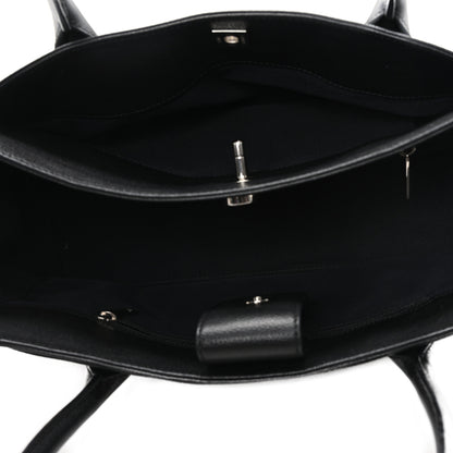 Chanel Calfskin Small Cerf Executive Shopper Tote Black 6 of 13