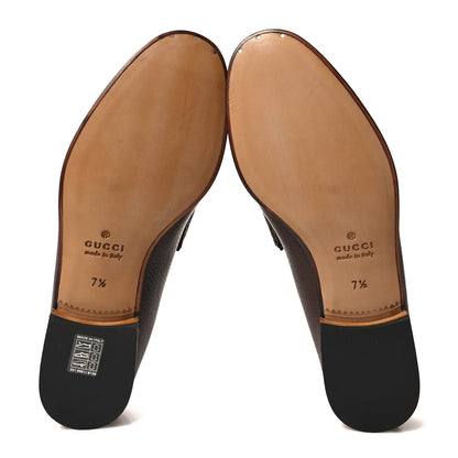 Gucci Road Calfskin Mens Horsebit Loafers 7.5 Brown 5 of 8