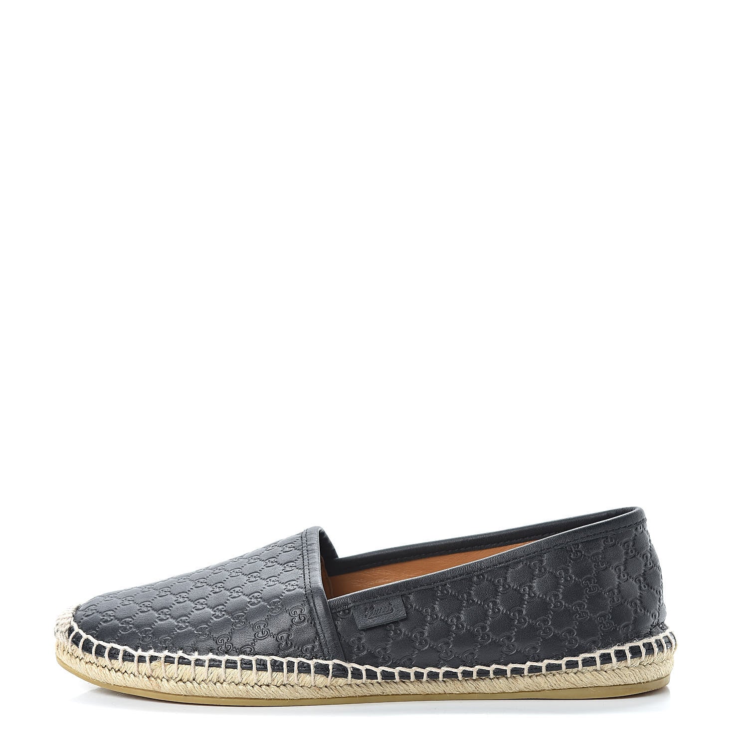 Gucci Guccissima Signature Espadrilles 38.5 Black 1 of 11