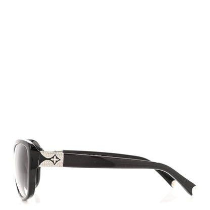 Louis Vuitton Acetate Obsession GM Sunglasses Z0457W Black Glitter 3 of 8