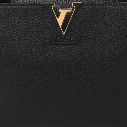Louis Vuitton Taurillon Capucines PM Black 8 of 10