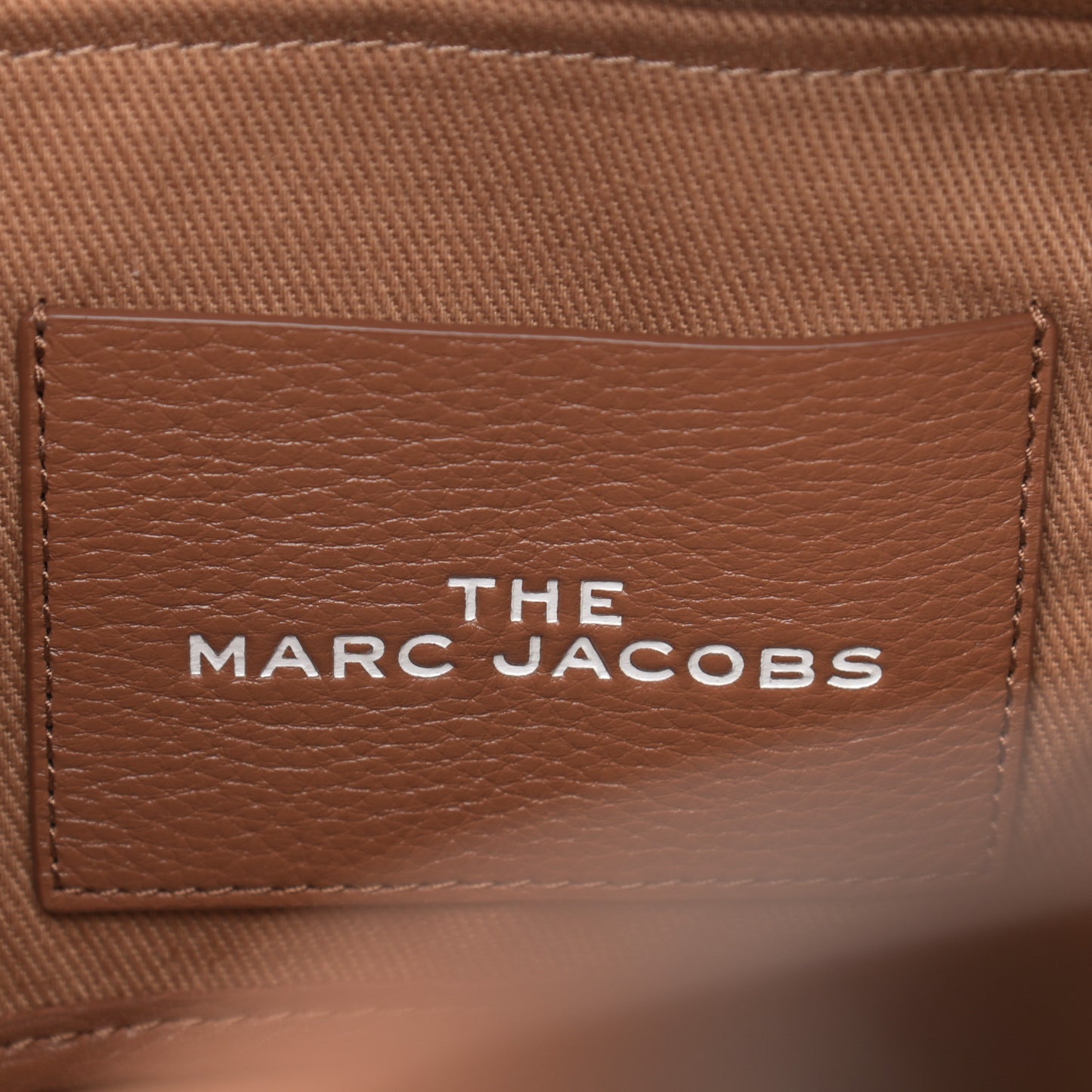 Grained Calfskin Small The Tote Bag Argan Oil