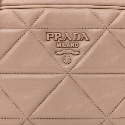 Prada Nappa Triangle Stitched Spectrum Camera Bag Cipria 9 of 13