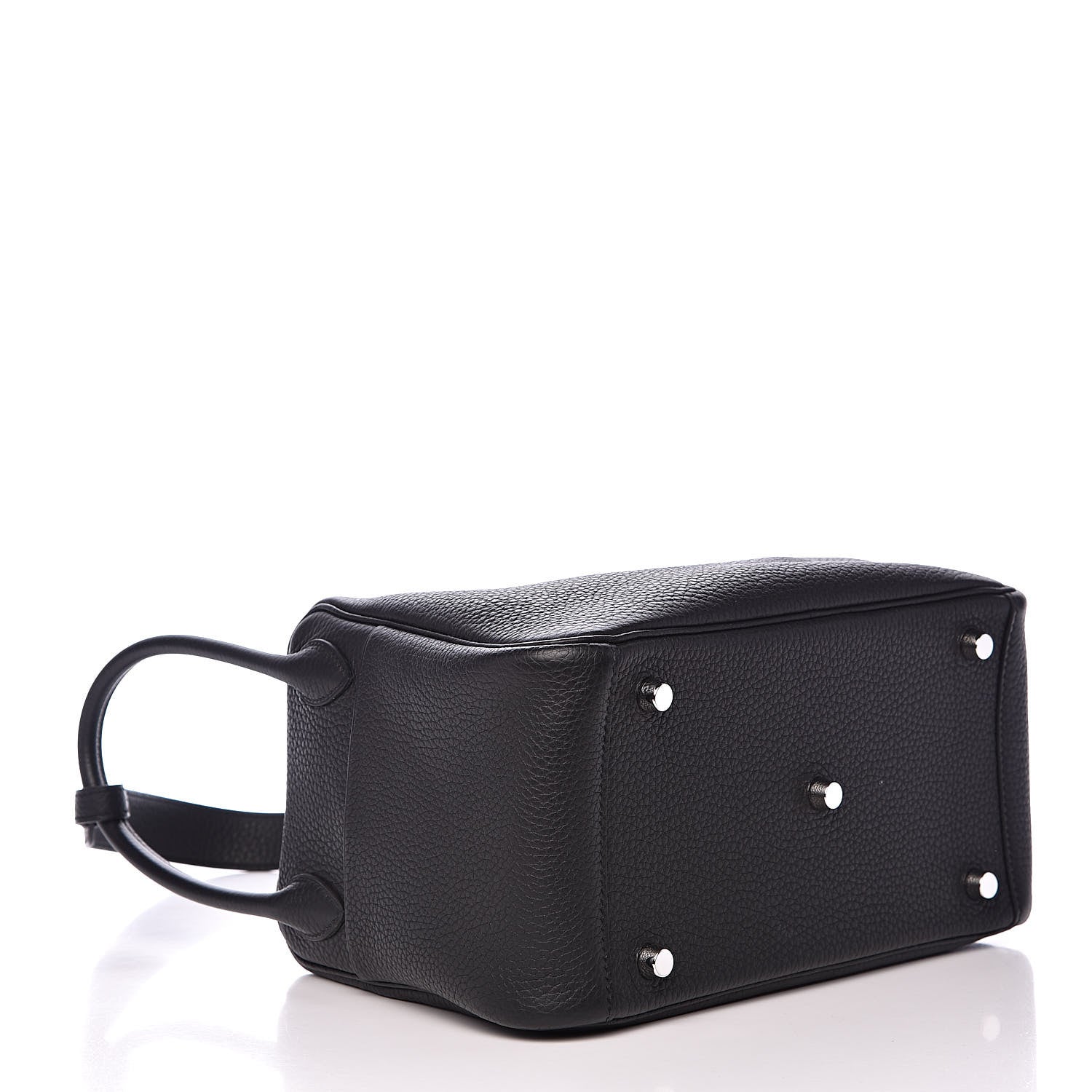 Hermes Taurillon Clemence Lindy 26 Black 4 of 11