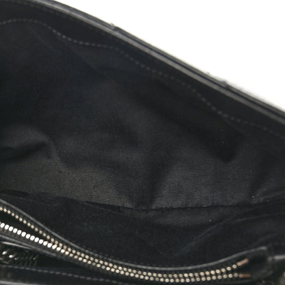 Saint Laurent Calfskin Y Quilted Monogram Small Loulou Chain Satchel Black 5 of 9