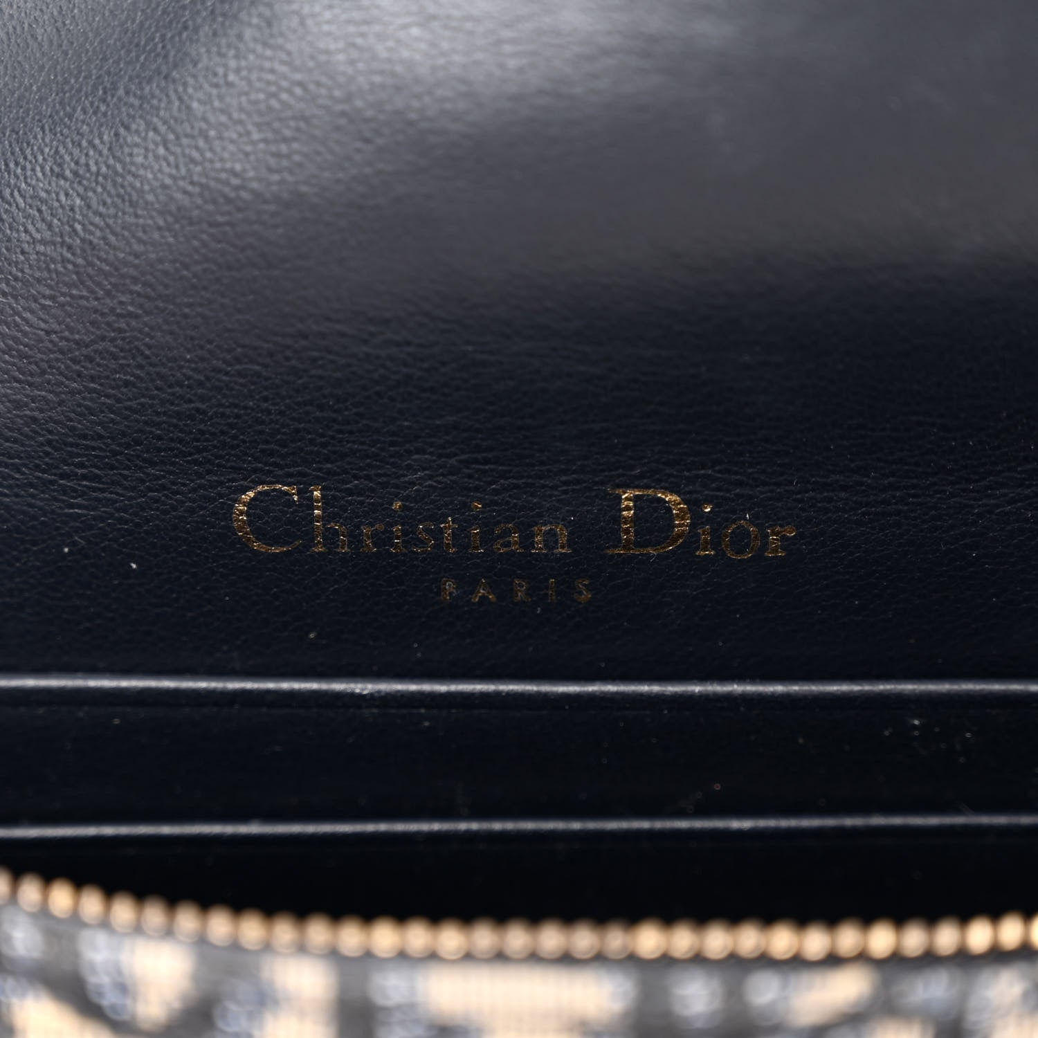 Christian Dior Oblique Saddle Belt Bag Blue 6 of 9