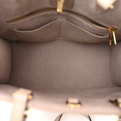 Louis Vuitton Empreinte Monogram Giant Onthego MM Tourterelle Creme 4 of 8