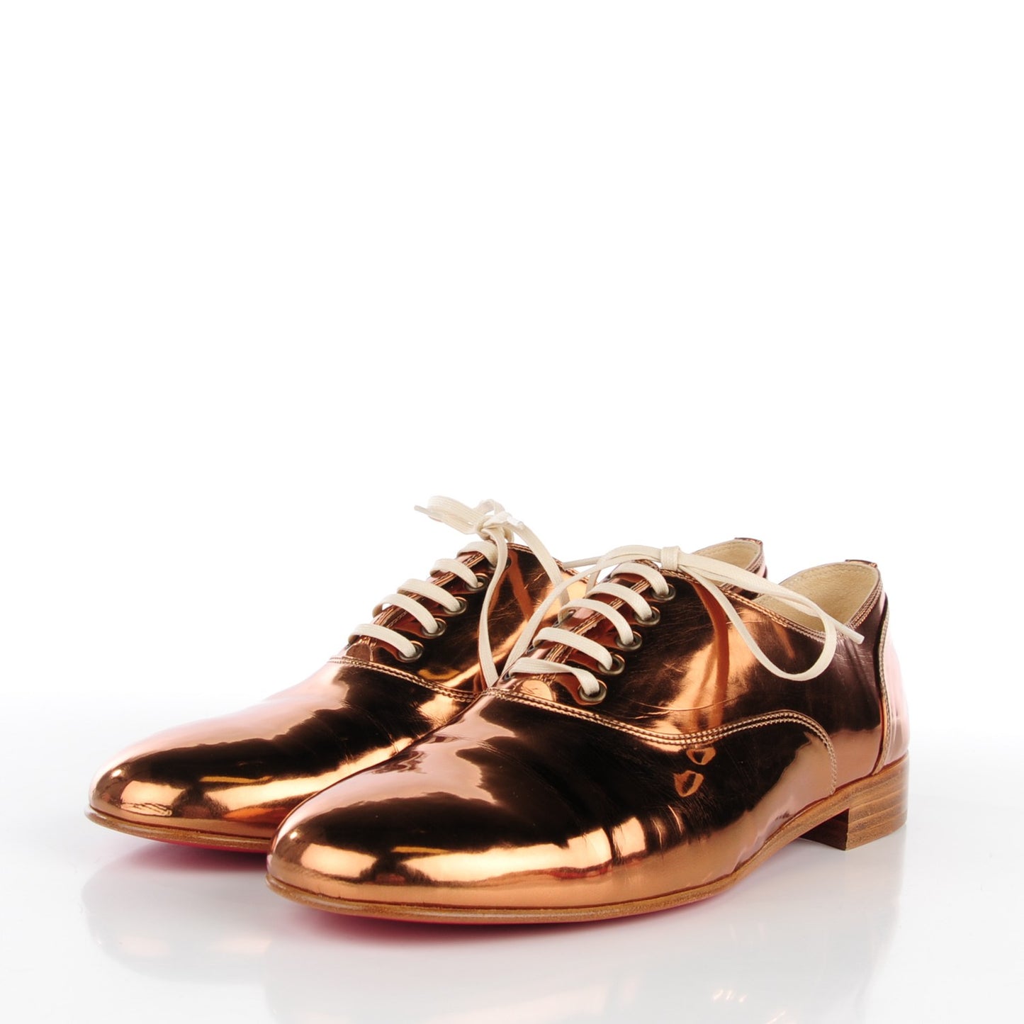 Metallic Mirror Fabric Fred Oxfords 39 Version Bronze