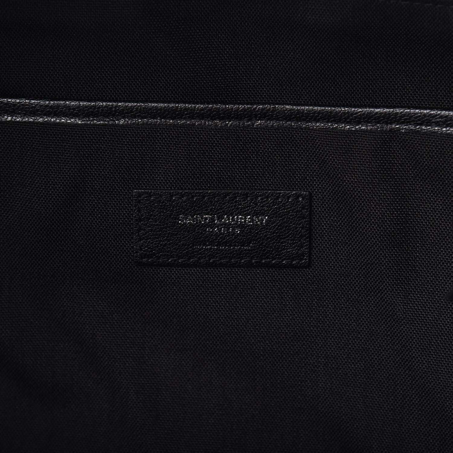 Saint Laurent Canvas City Studded Backpack Black 5 of 9