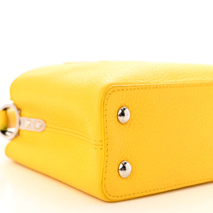 Louis Vuitton Taurillon Mini Capucines Yellow 8 of 15