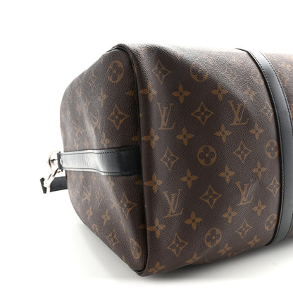 Louis Vuitton Monogram Macassar Keepall Bandouliere 45 7 of 8