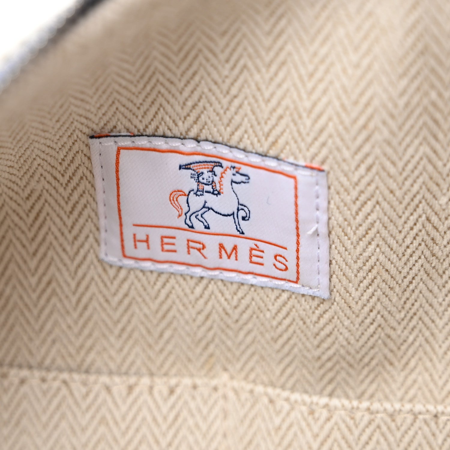 Hermes Canvas Large Bride-A-Brac Cabriole Case Gris Perle 6 of 9