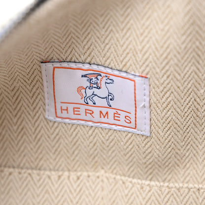 Hermes Canvas Large Bride-A-Brac Cabriole Case Gris Perle 6 of 9