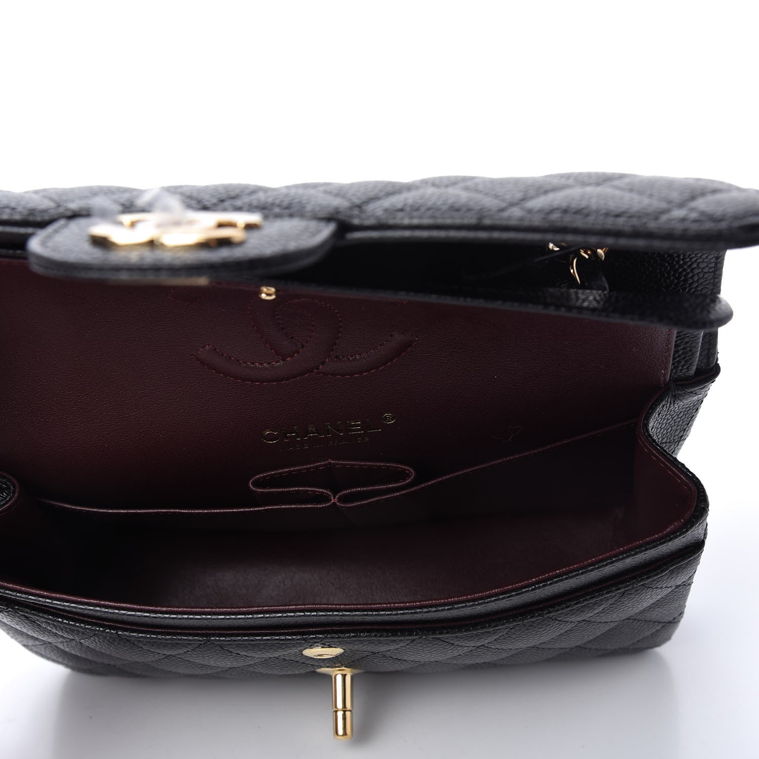 Chanel Caviar Quilted Small Double Flap Black 5 of 11