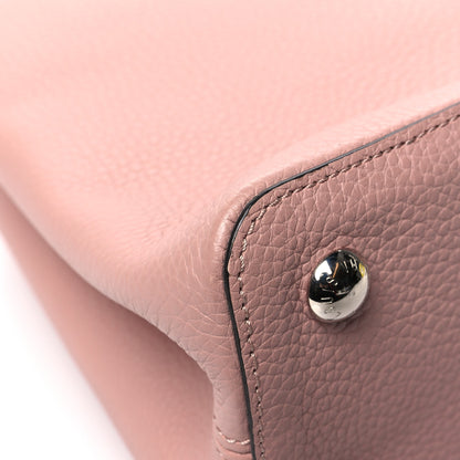 Louis Vuitton Taurillon Capucines PM Magnolia 10 of 12