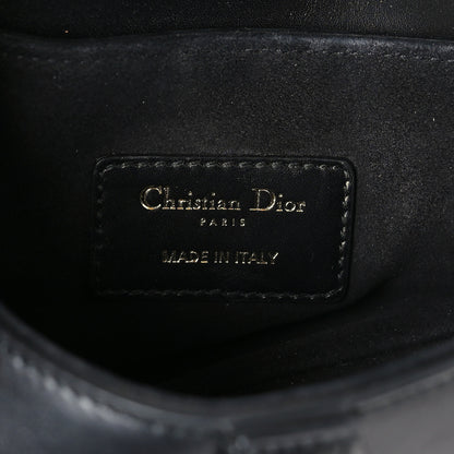 Christian Dior Calfskin Mini Saddle Bag Black 6 of 8