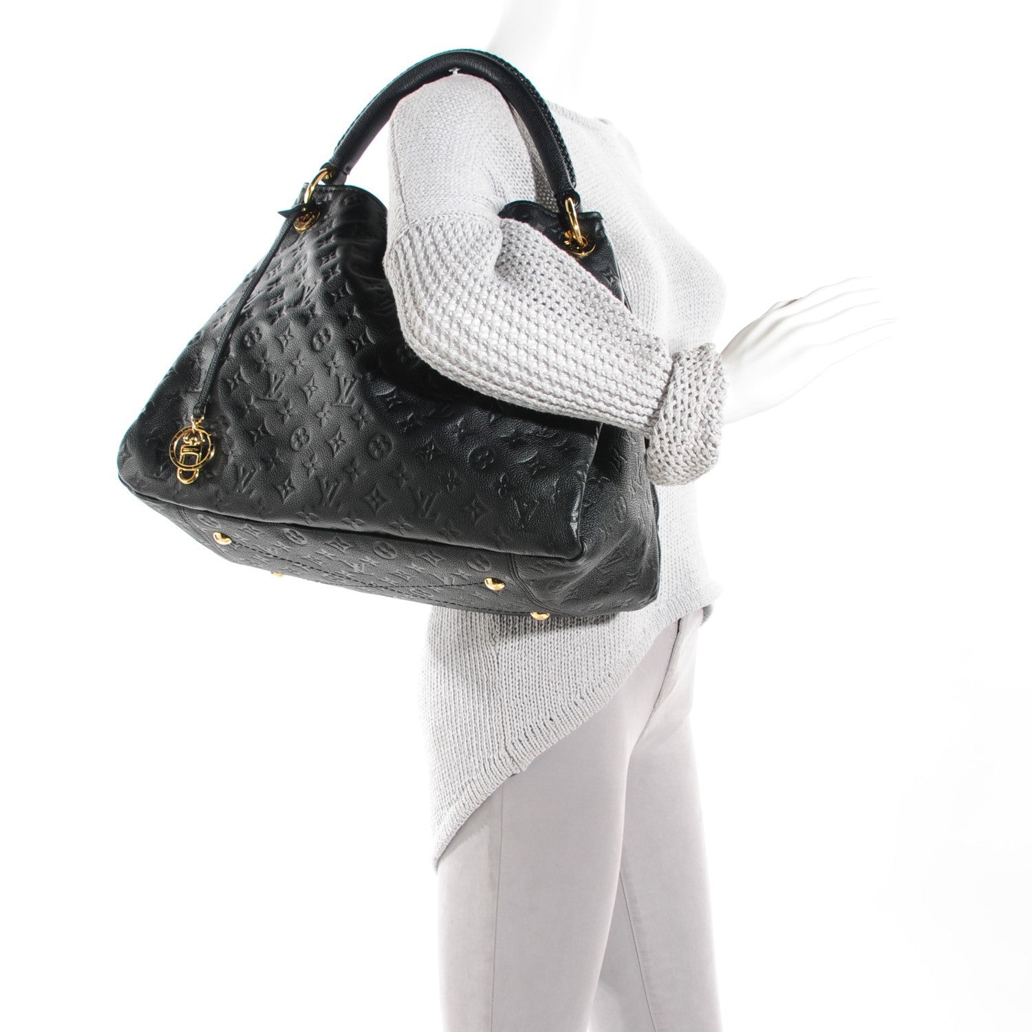 Louis Vuitton Empreinte Artsy MM Black 2 of 7
