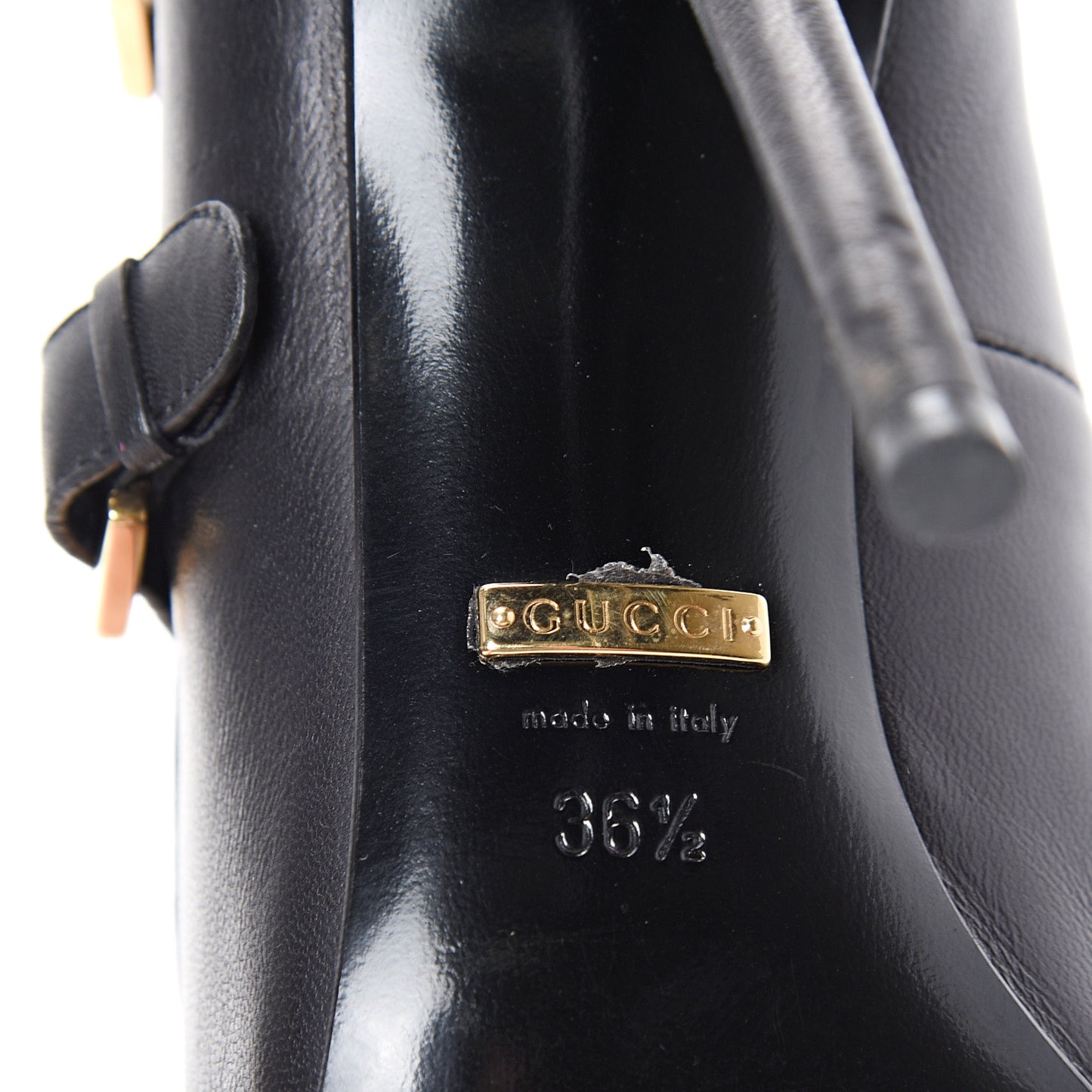 Nappa Studded Alexandra Ankle Boots 36.5 Black