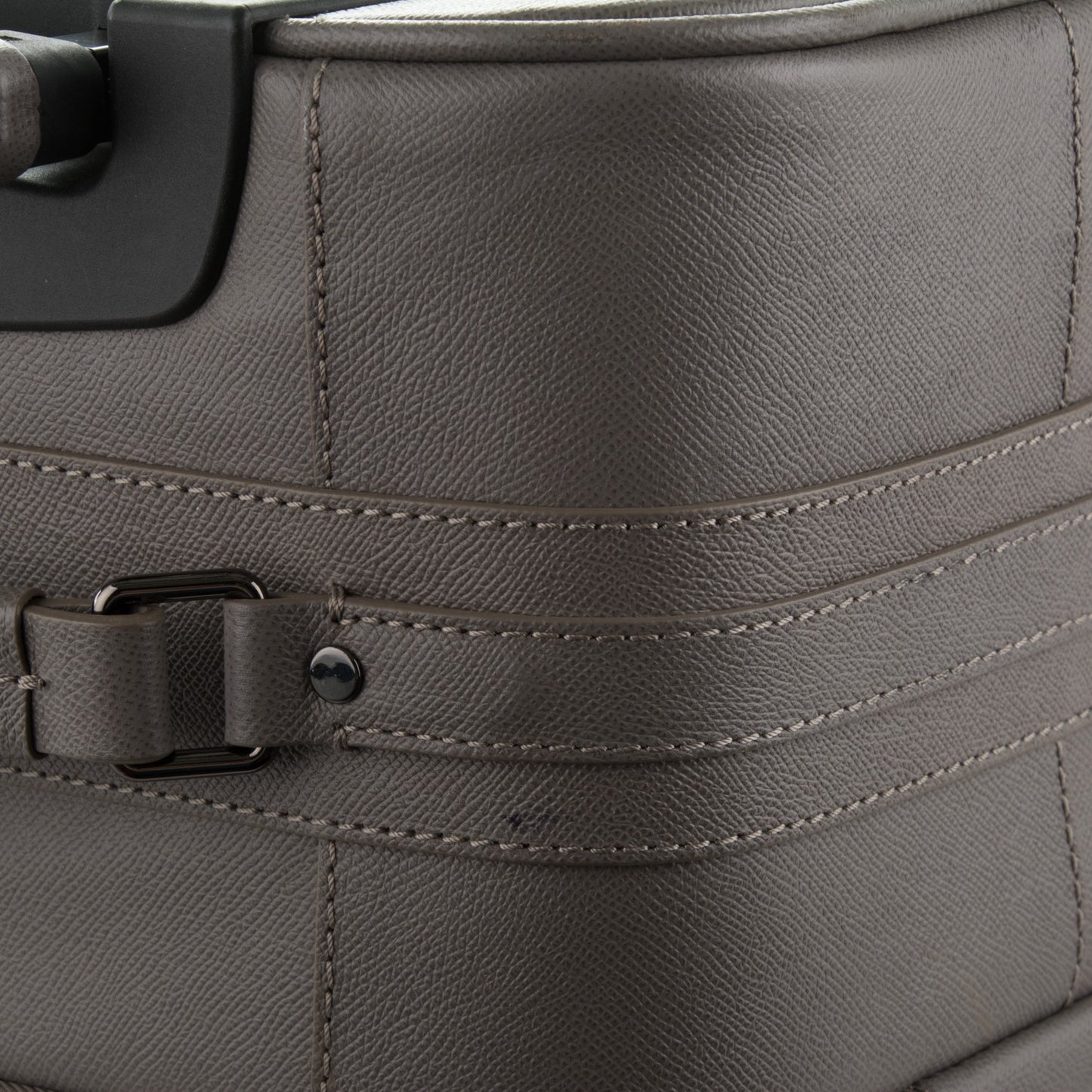 Grainy Calfskin Carry-On Suitcase Grey
