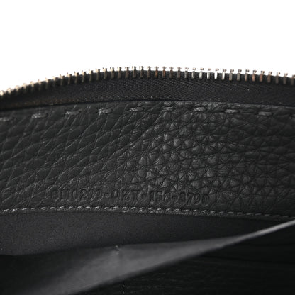 Fendi Cuoio Romano Selleria Zip Around Wallet Argilla 8 of 9