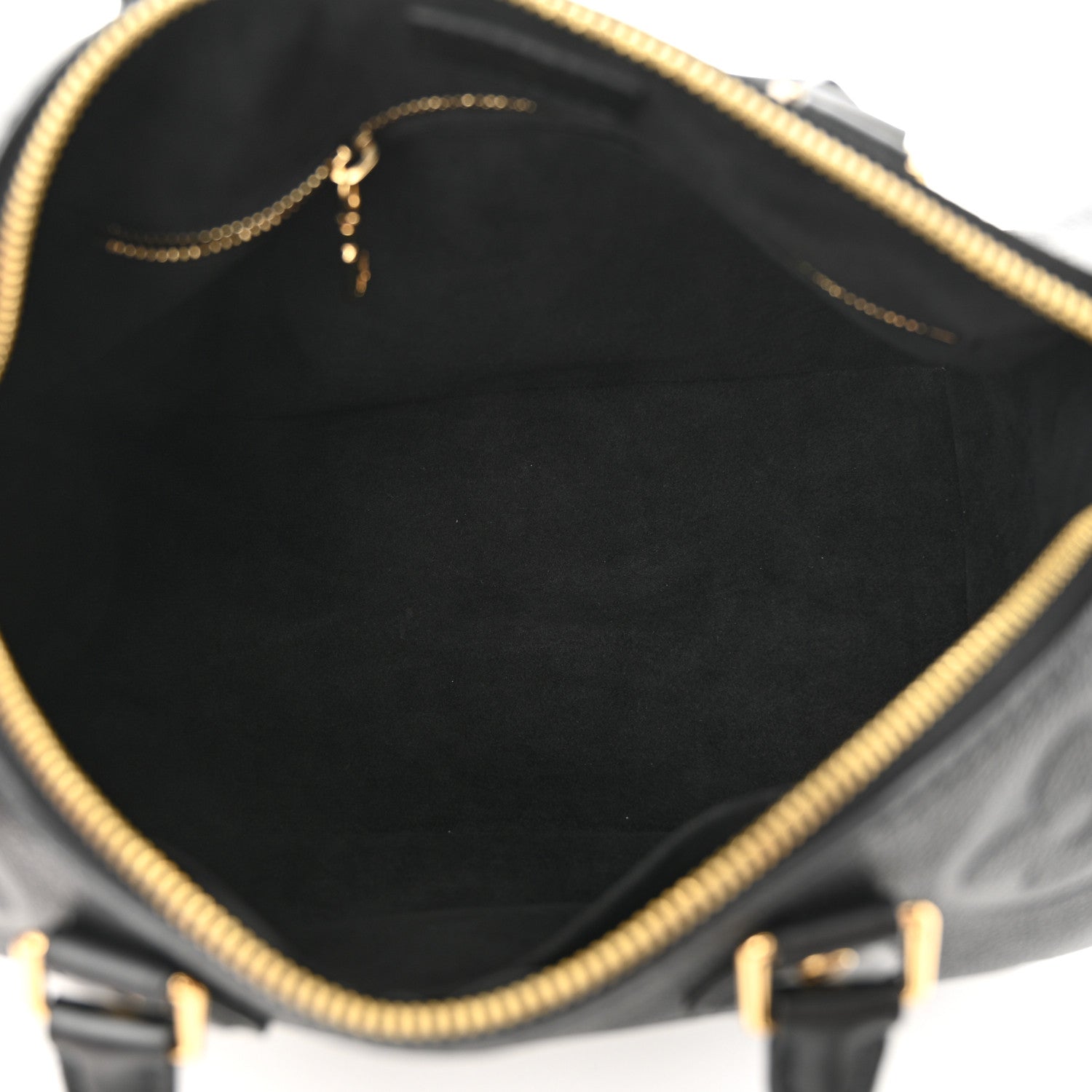 Louis Vuitton Empreinte Monogram Giant Speedy Bandouliere 25 Black 5 of 9