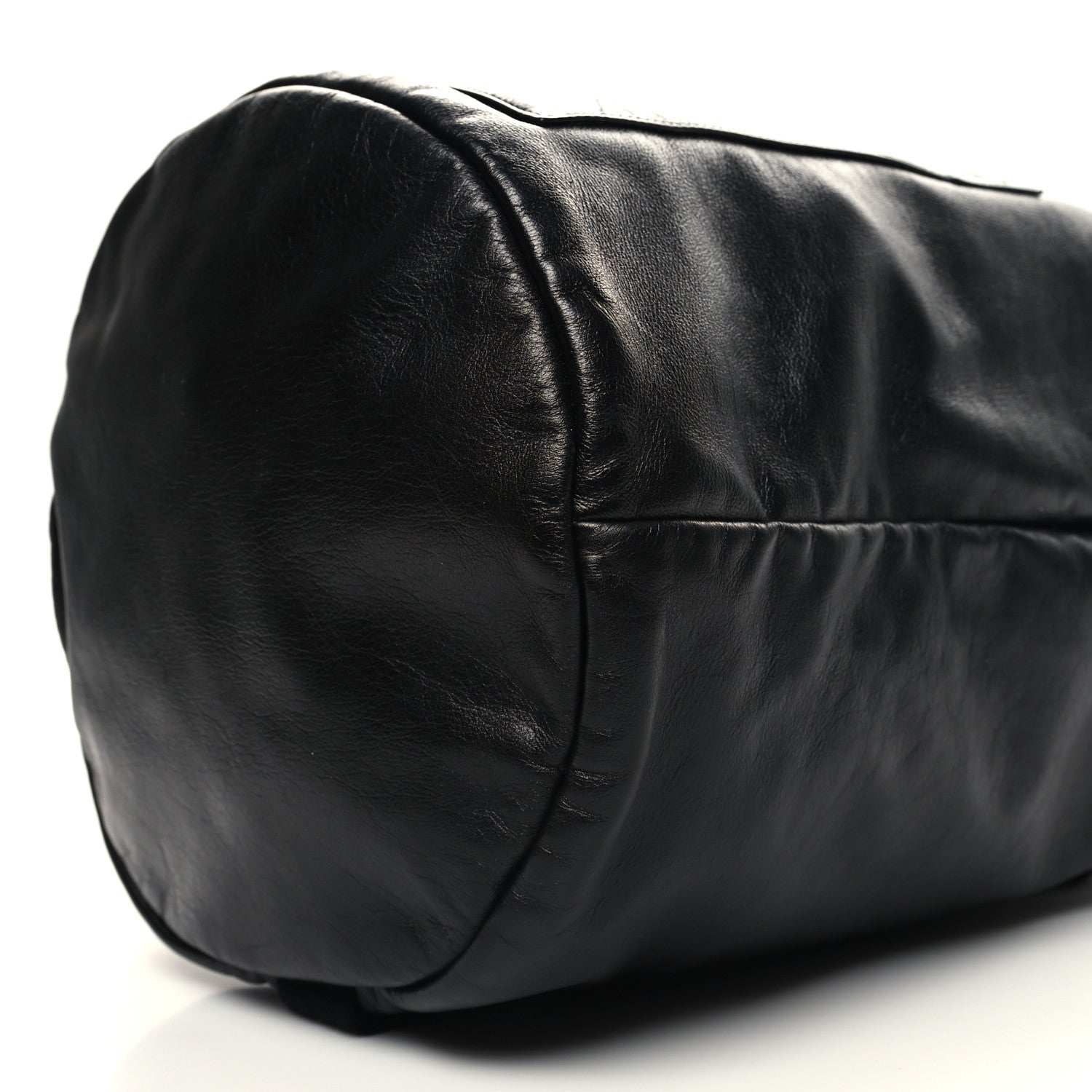 Saint Laurent Smooth Calfskin City Sailor Drawstring Backpack Black 9 of 10