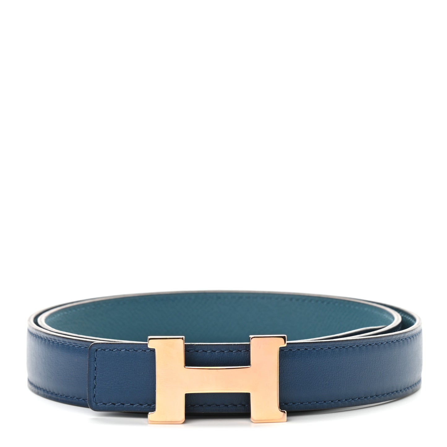 Swift Epsom 24mm Constance H Belt 85 Bleu Saphir Colvert