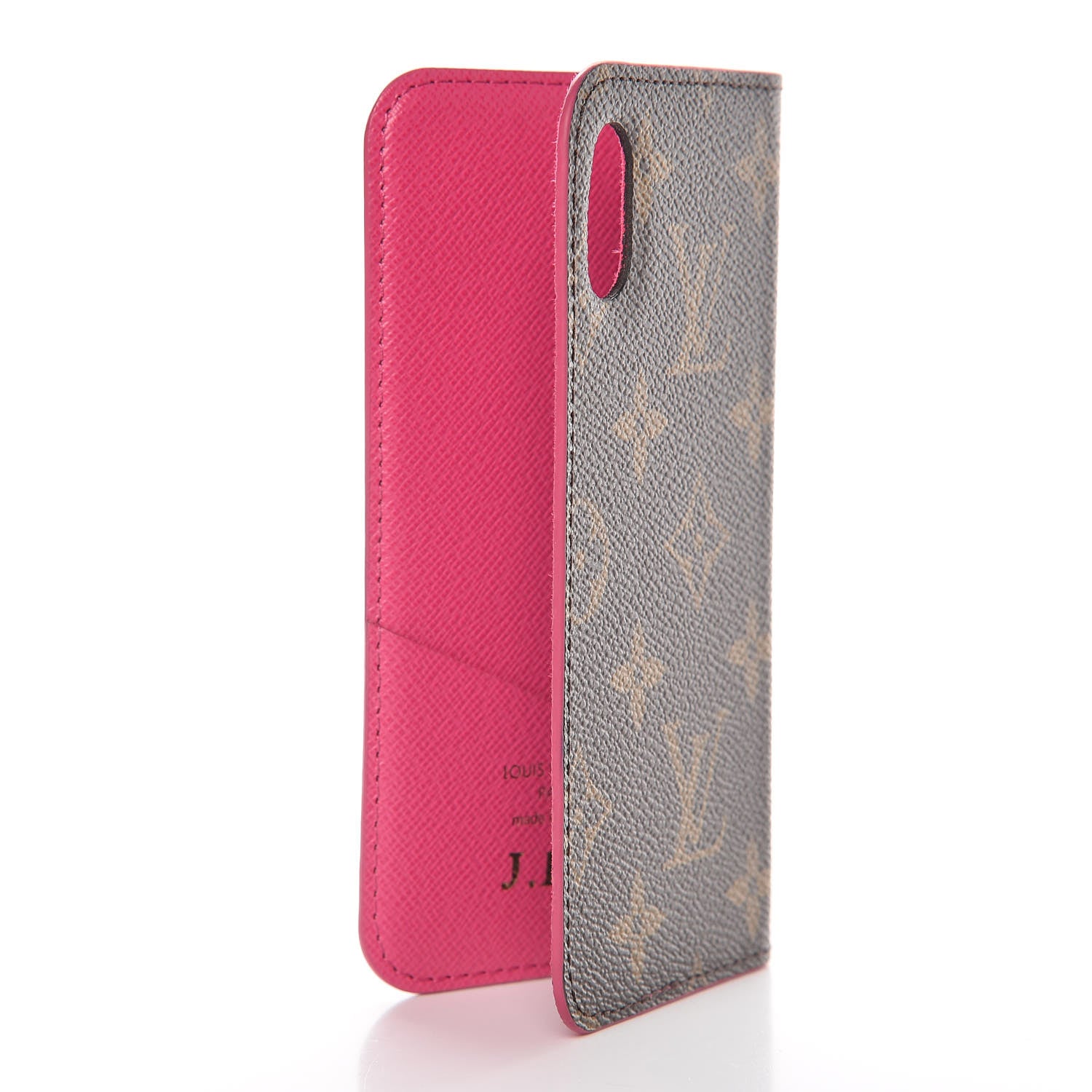 Louis Vuitton Monogram iPhone X Folio Case Rose Pop 3 of 9