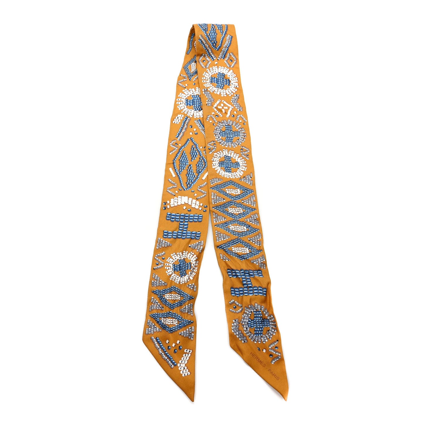 Silk Kelly En Perles Twilly Miel Bleu Jean Cream