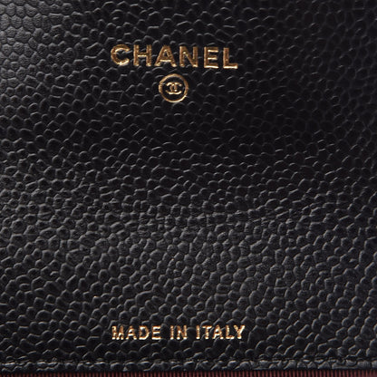 Chanel Caviar Quilted Flap Card Holder Black 6 of 7