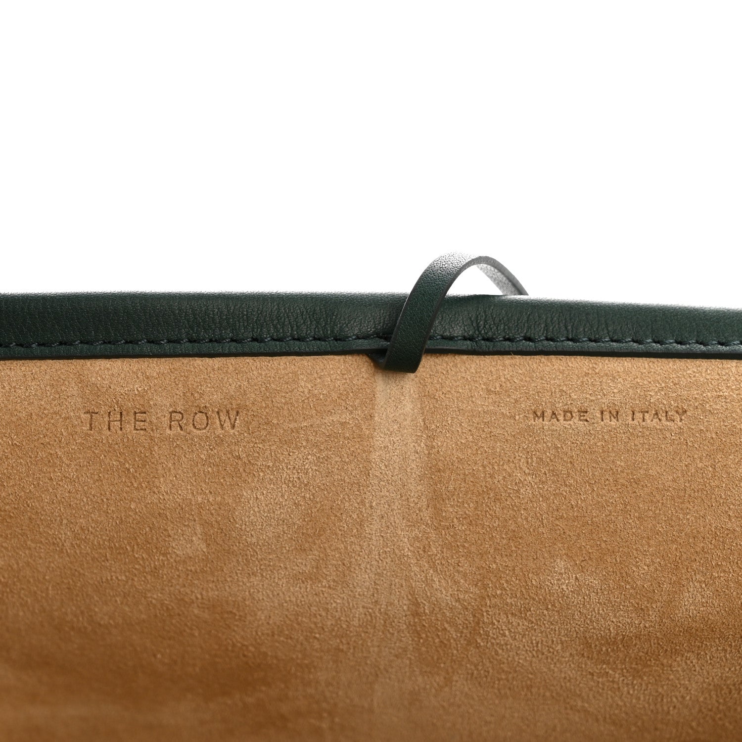 The Row Polished Saddle Calfskin Park Tote Three Cyprus 7 of 10