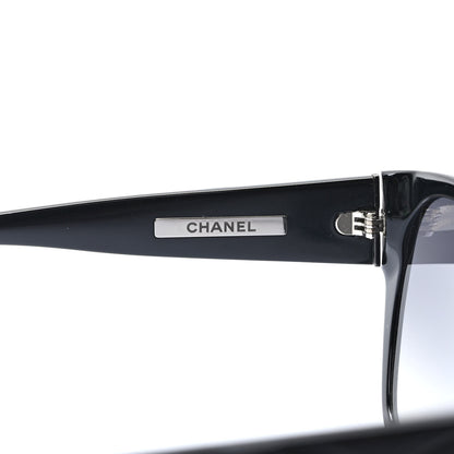 Chanel Acetate Polarized Butterfly CC Sunglasses 5412 Black 6 of 8